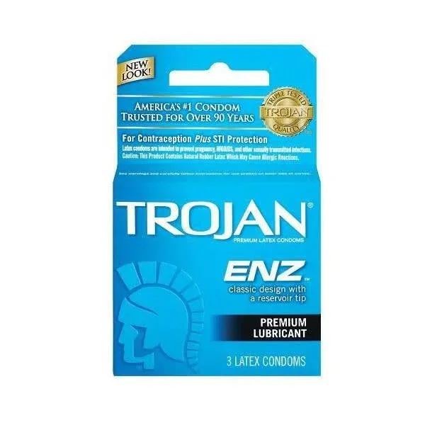 ENZ Lubricated Condom 3-pack