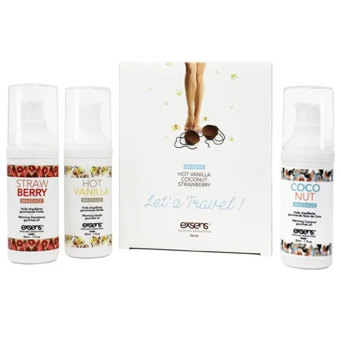 Exsens Let’s Travel Massage Oil Set
