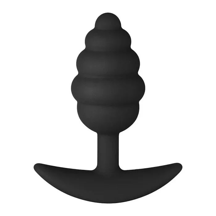 Forto F-83 Honey Dipper Plug 100% Silicone Spiral Ribbed Butt Plug