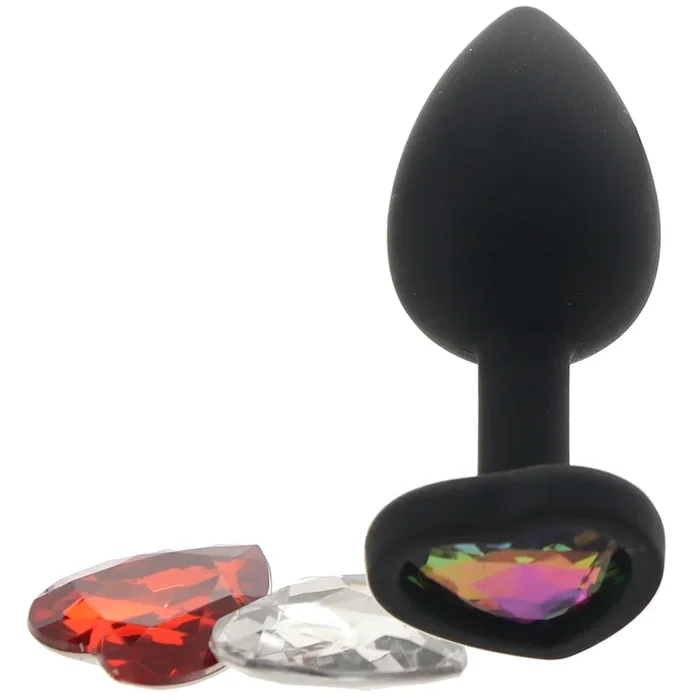 Glams Xchange Heart Gem Butt Plug in Minuscule