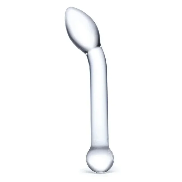 Glas Slimline G Spot Glass Dildo 8 Inches Clear