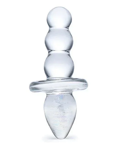 Glas Titus – Beaded Glass Butt Plug