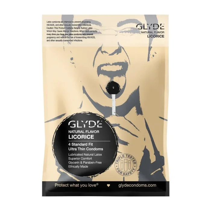 Glyde Ultra “Licorice/Cola ” Flavored Condoms