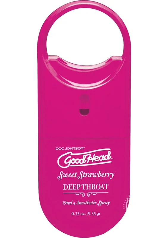 Goodhead Deep Throat To-Go Oral Examination Anesthetic Spray Strawberry