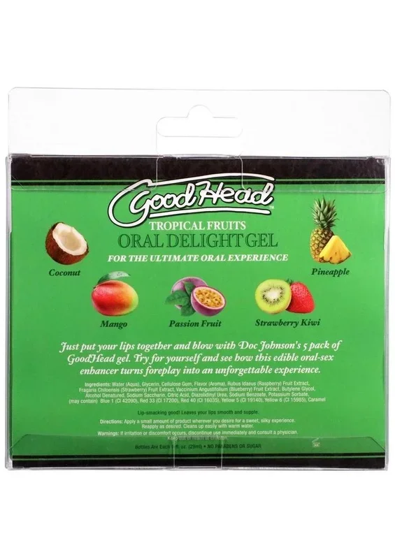 Goodhead Oral Delight Gel Tropical Fruits
