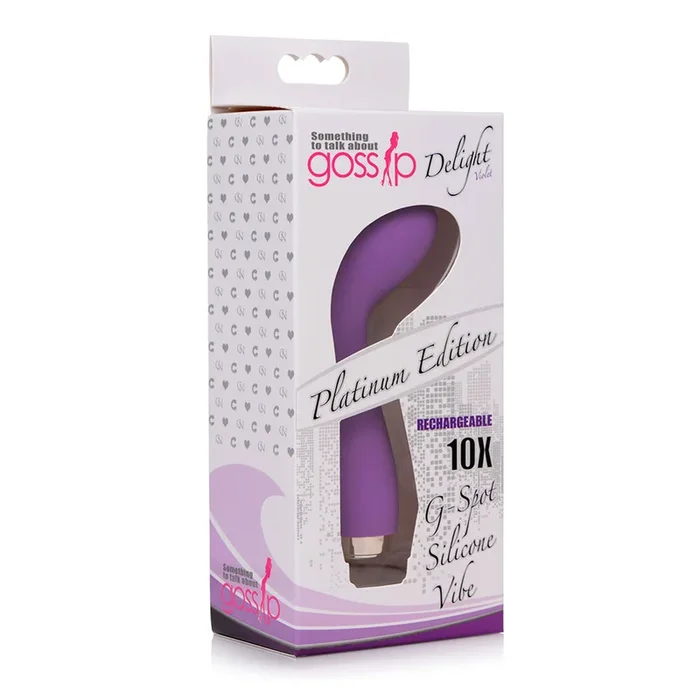 Gossip Delight 10X Rechargeable G Spot Mini Violet