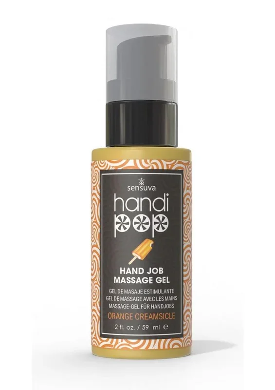 Handipop Edible Hand Job Massage Gel Orange Creamsicle
