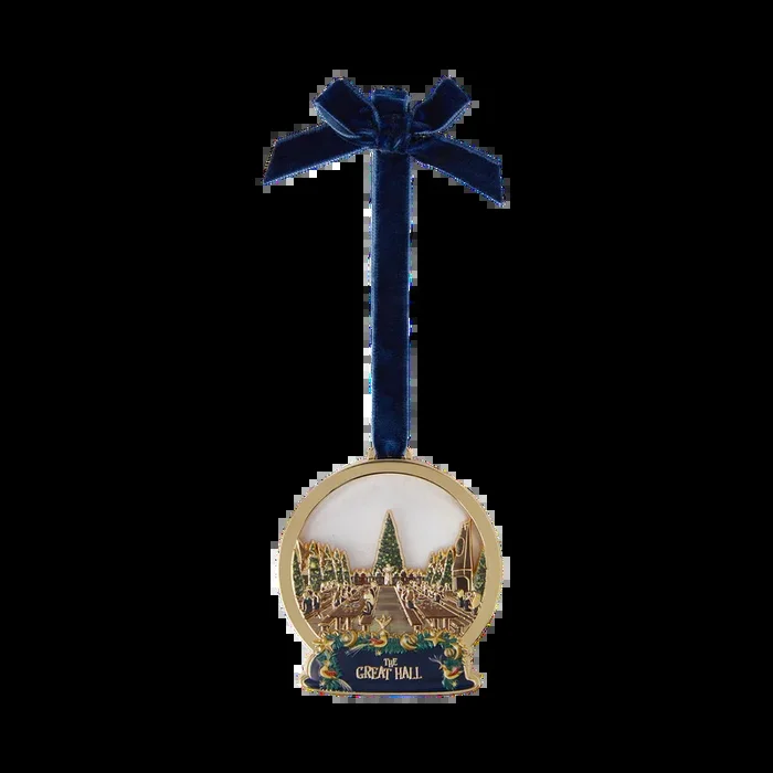 Hogwarts Great Hall Metal Snow Globe Ornament