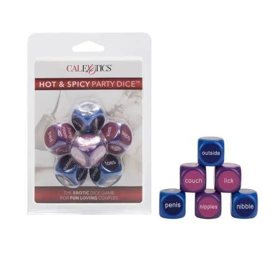 Hot & Spicy Party 6 Dice Set Adult Couple’s Erotic Foreplay and Adventurous Game