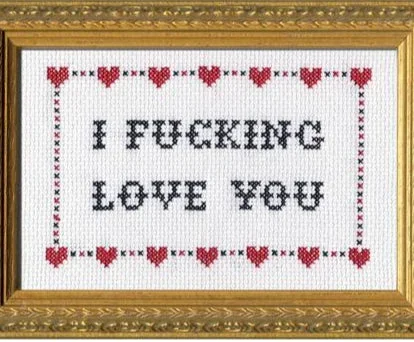 I Nookie Love You – Cross Stitch