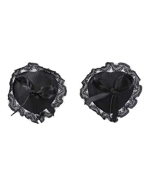 In A Bag Lace Nipple Pasties – Black