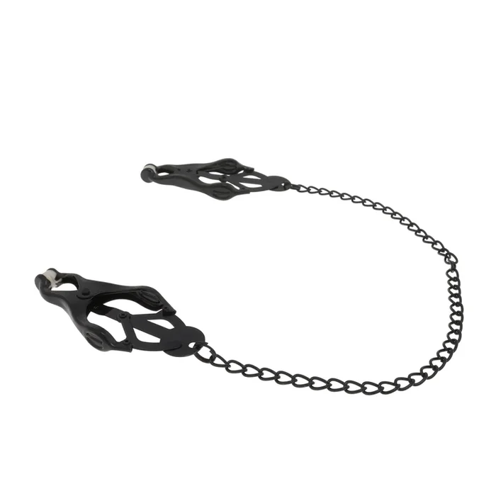 IN FORCE BEHAVIOR BLACK CLOVER NIPPLE CLAMPS W/ CHAIN