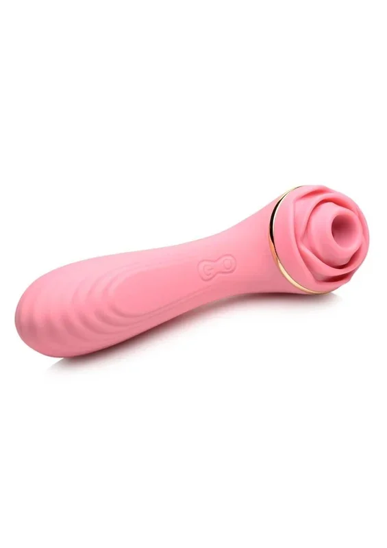 Inmi Bloomgasm Passion Flower Petal 10x Rechargeable Silicone Rose Clitoral Stimulator
