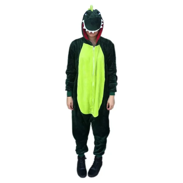 Jammies For Parties Dinosaur Adult Unisex Animal Onesie Pajamas