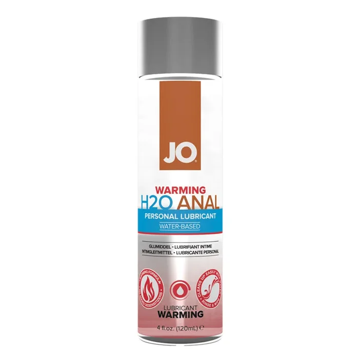 JO H2O Anal – Warming – Lubricant (Water-Based) 4 oz. / 120 ml