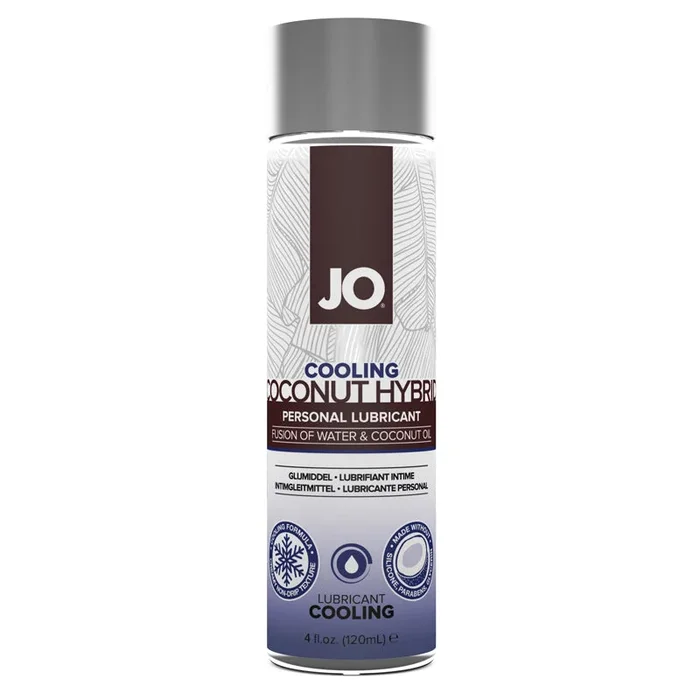 JO Silicone Free Hybrid – Cooling – Lubricant (Hybrid) 4 fl oz / 120 ml