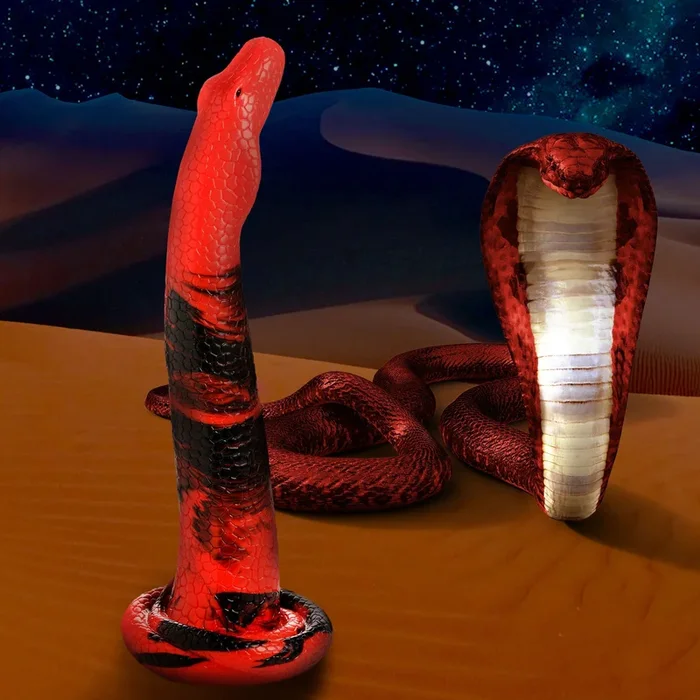 King Cobra Large 14 ” Long Silicone Creature Dildo