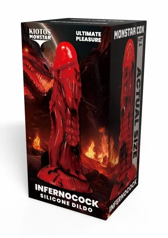 Kiotos Monstar Cox Inferno Silicone Cock with Suction Cup