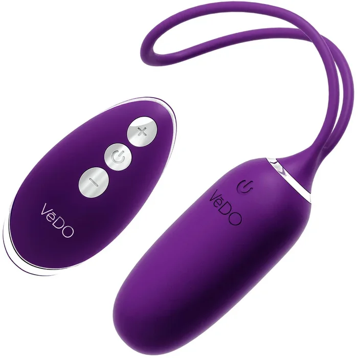KIWI Rechargeable Remote Controlled Silicone Vibrating Bullet By VeDO – Deep Purple