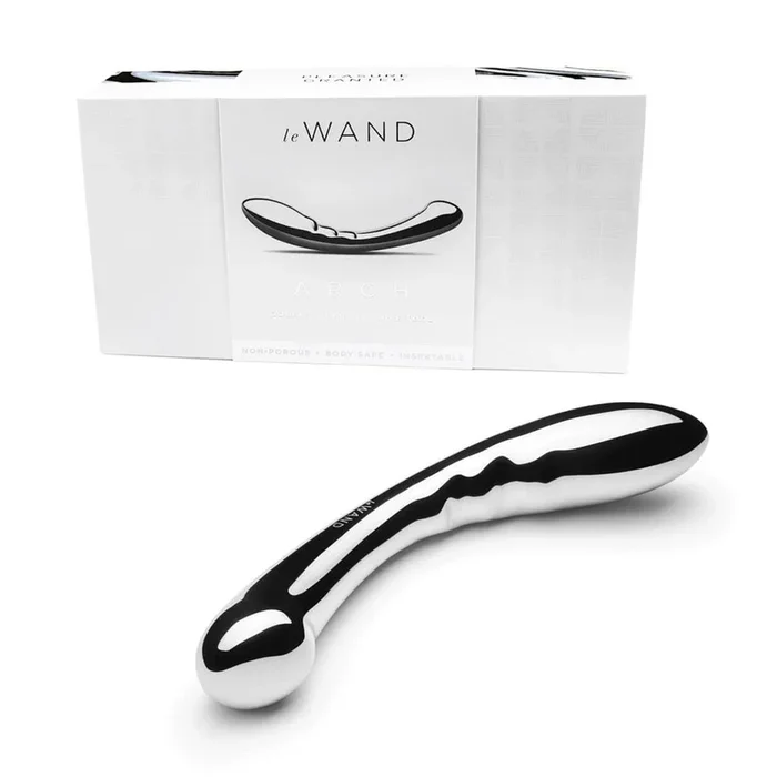 Le Wand Stainless Steel Arch Double-Side Dildo
