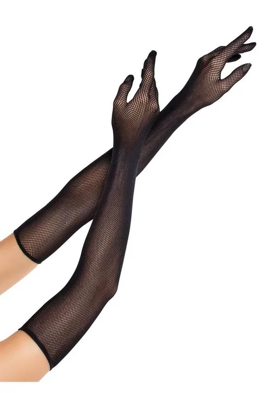 Leg Avenue Opera Length Fishnet Gloves