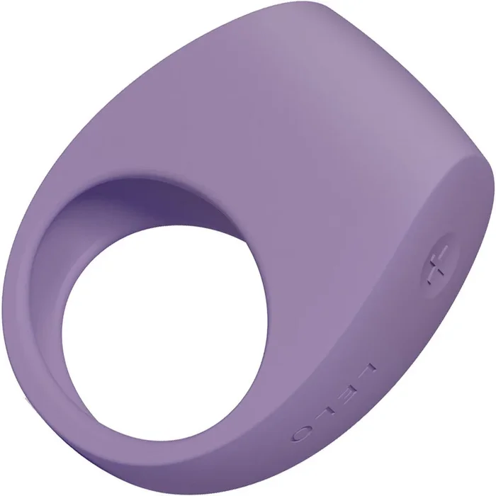 LELO TOR 3 Silicone Waterproof Rechargeable App Enabled Vibrating Cock Ring – Violet Dust