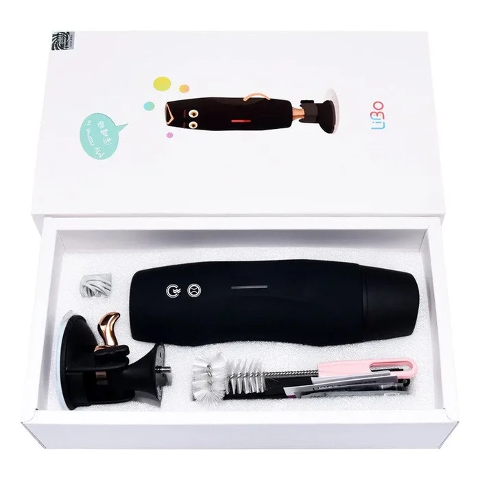LIBO LBM-2005-R Electric Auto Heating Male Masturbator