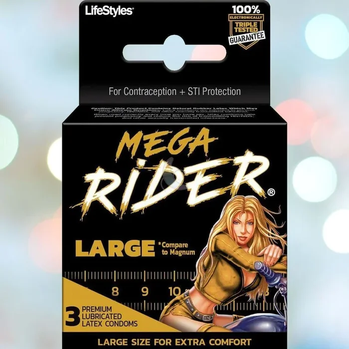 LifeStyles ‘Mega Rider’ Large Condom