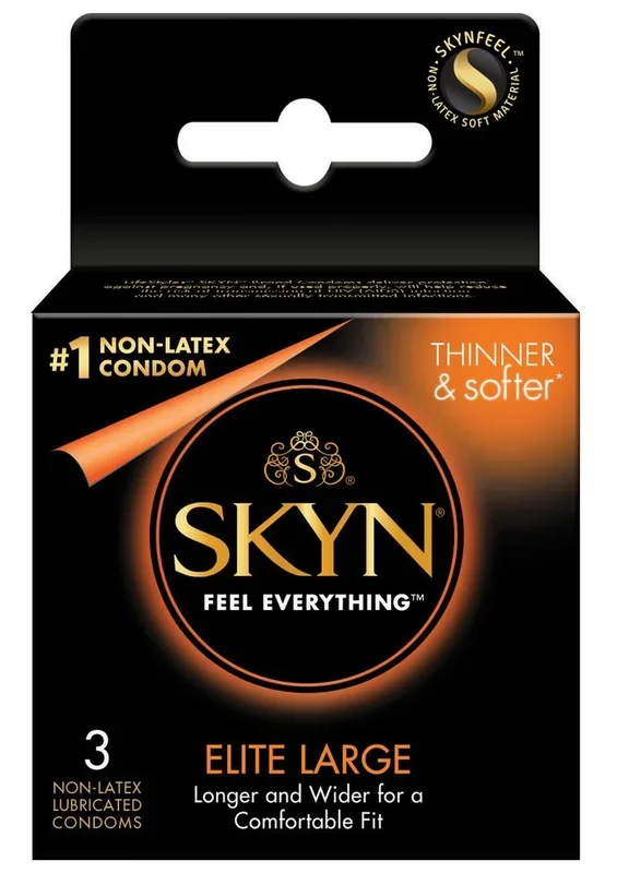 LifeStyles Skyn Elite Large Non Latex Lubricated Condoms