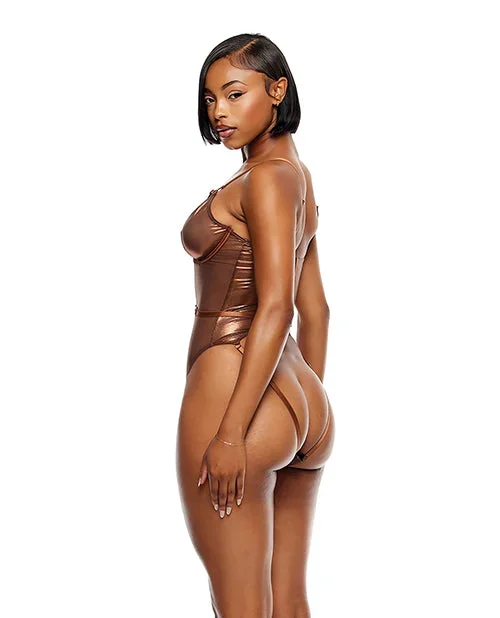 Liquid Metal Metallic Mesh Teddy – Metallic Copper SM