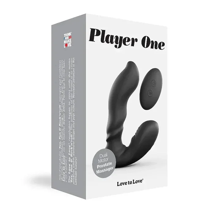 Love to Love Player One Dual Motor Vibrating Prostate Massager with Remote