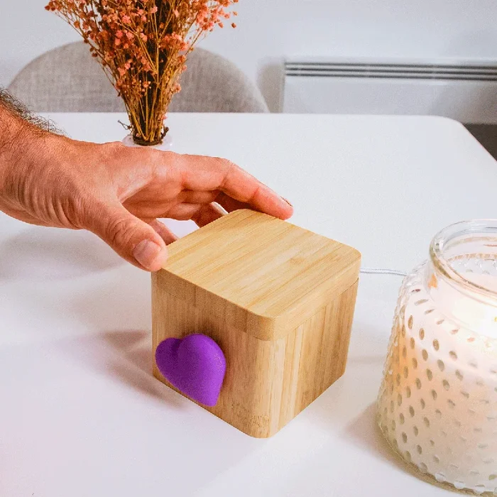 Lovebox Color & Photo – Bubble Heart Purple