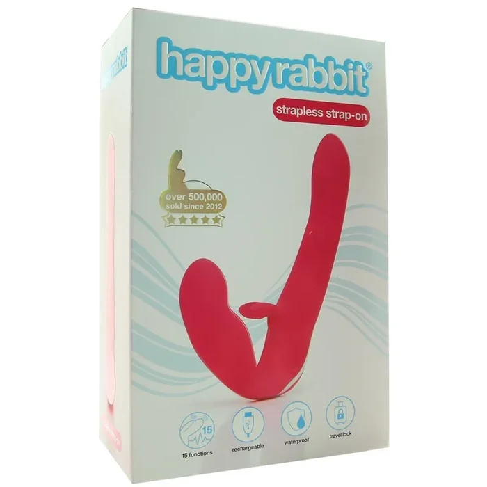 LoveHoney Happy Rabbit Strapless Strap-On Vibrator