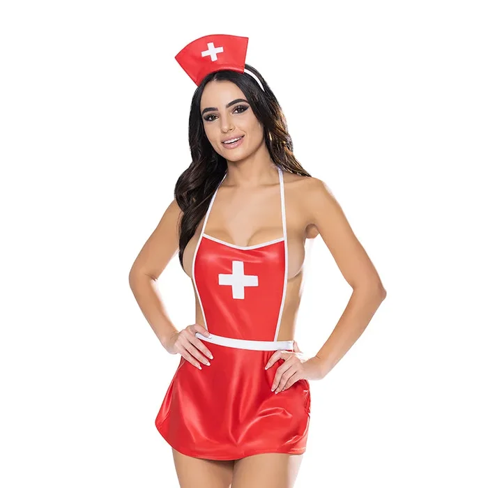 Magic Silk Dress Up Sexual Healing Costume Red L/XL