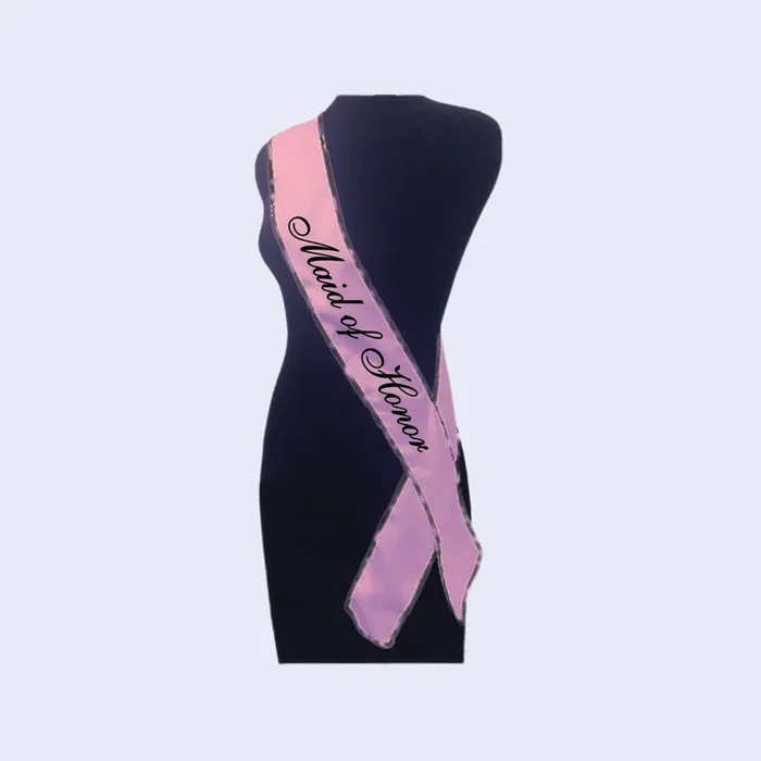 Maid Of Honor Sash – Bachelorette Party Accessory