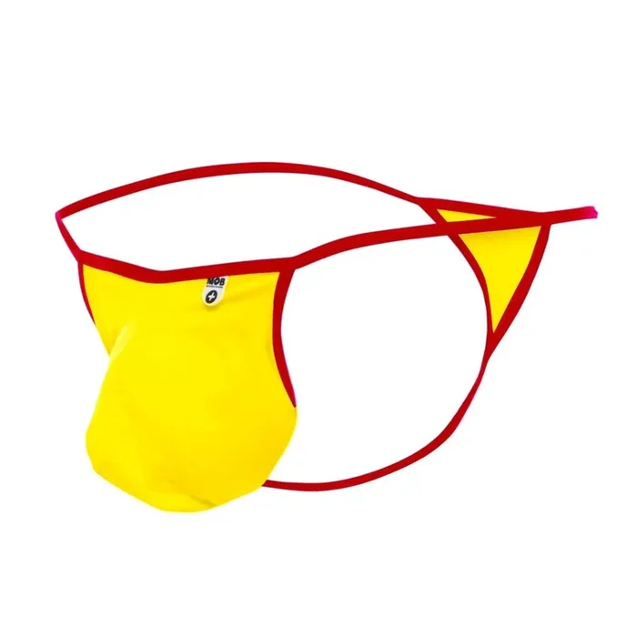 Male Basics Mob Men’s Magic Pouch Thong Yellow