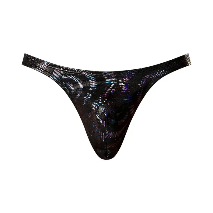 Male Power KaleiDickscope Bong Thong with Full Rear Exposure Black