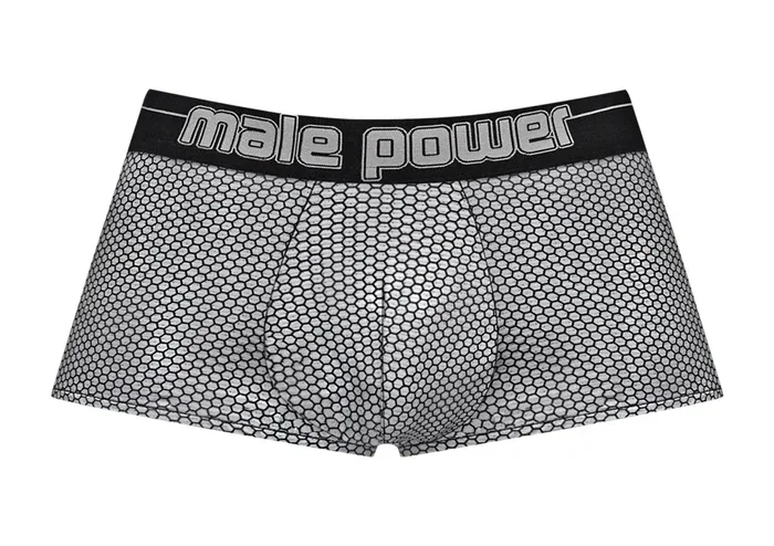 Male Power Sexagon Mini Short Gray