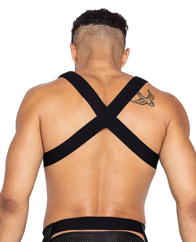 Master Harness w/Hook & Ring Closure Black SM