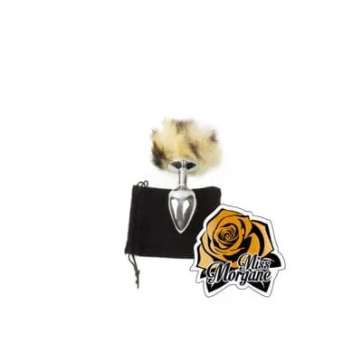 Miss Morgane Gold – Medium Plug with Rabbit tail