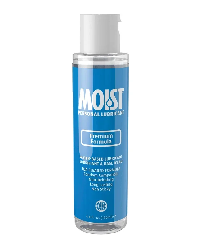 Moist Premium Formula Water-Based Personal Lubricant – 4.4 oz