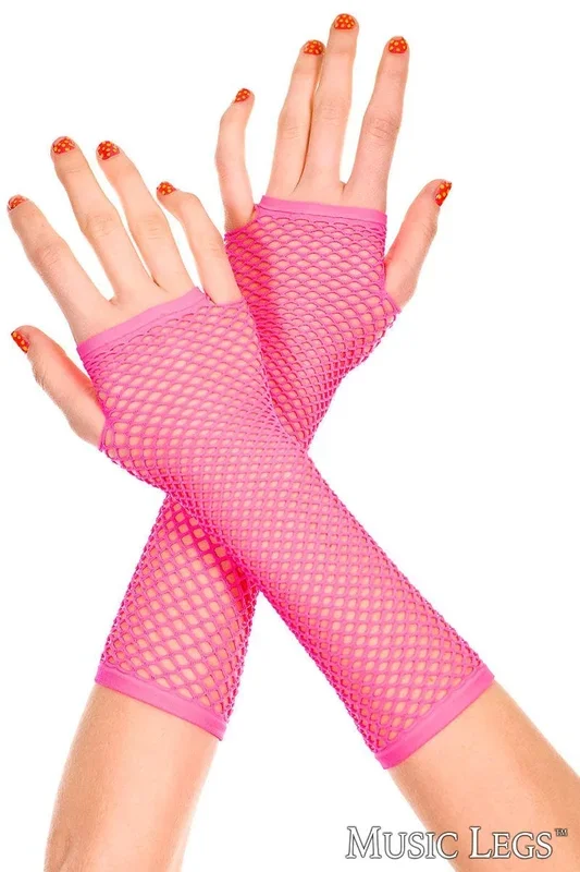 Music Legs Diamond Net Gloves Mini Diamond Net Arm Warmer