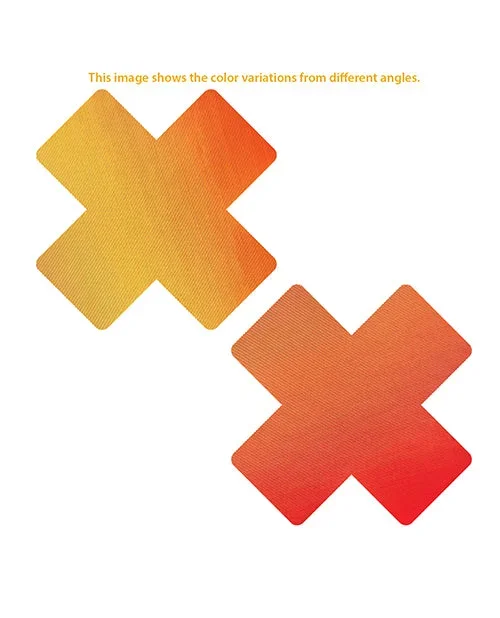 Neva Nude Chameleon Color Changing X Factor Pasties – Orange/Yellow