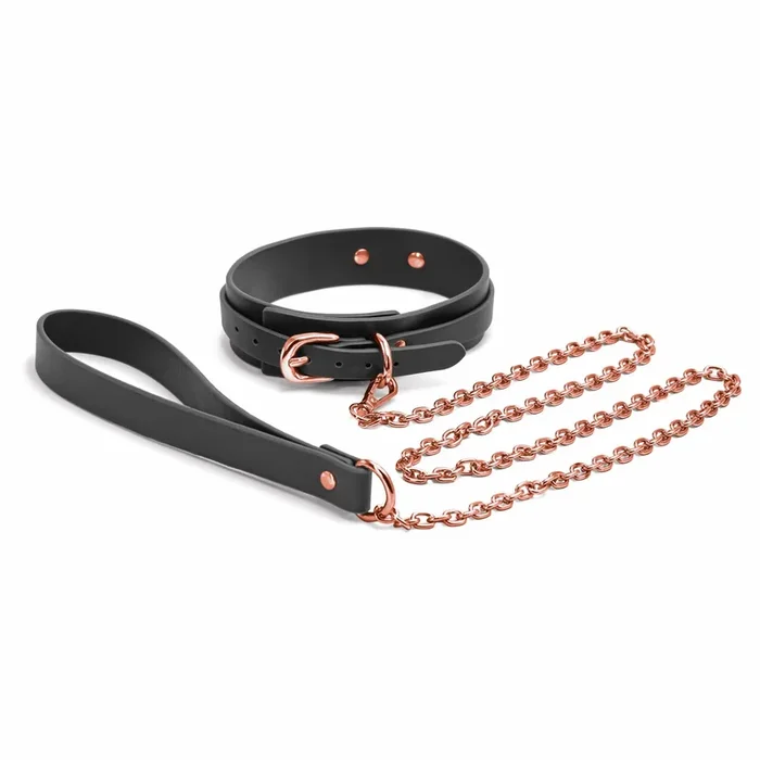 NS Novelties Bondage Couture – Collar and Leash – Blue