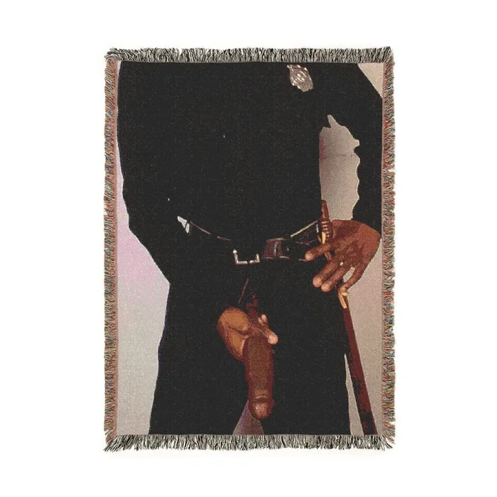 OFFICER Woven Blanket bY CHUCK X CULTUREEDIT