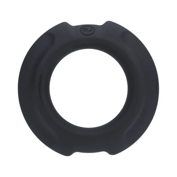 Optimale Flexisteel Silicone, Metal Core Cock Ring 35 Mm Black