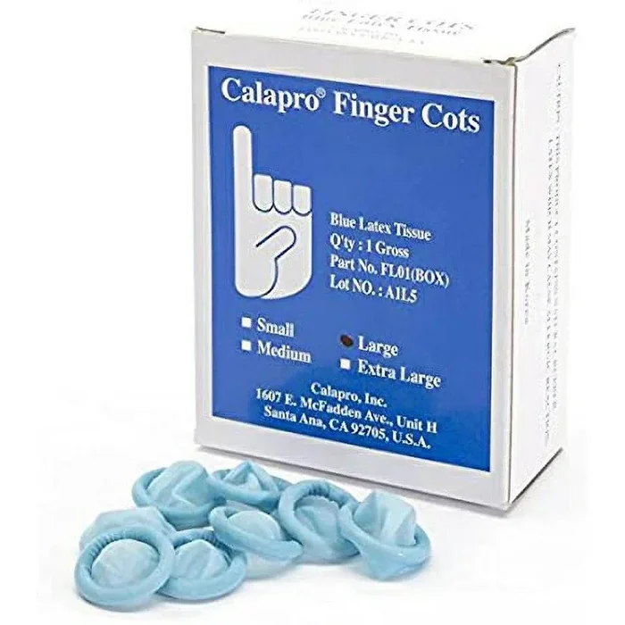 Orotund Blue Finger Condoms (144-Pack)
