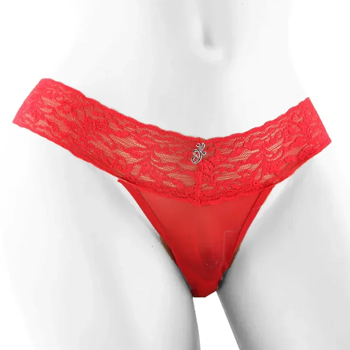 Oscillate Panties with Hidden Vibe Pocket Red /M