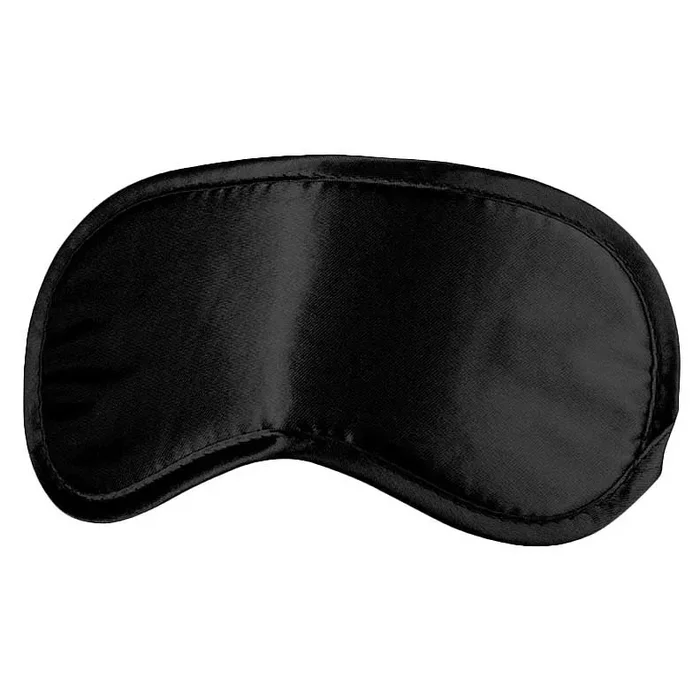 Ouch! Black & White Satin Eye Mask