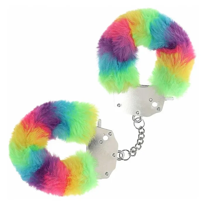 Ouch! Heavy-Duty Fluffy Metal Handcuffs